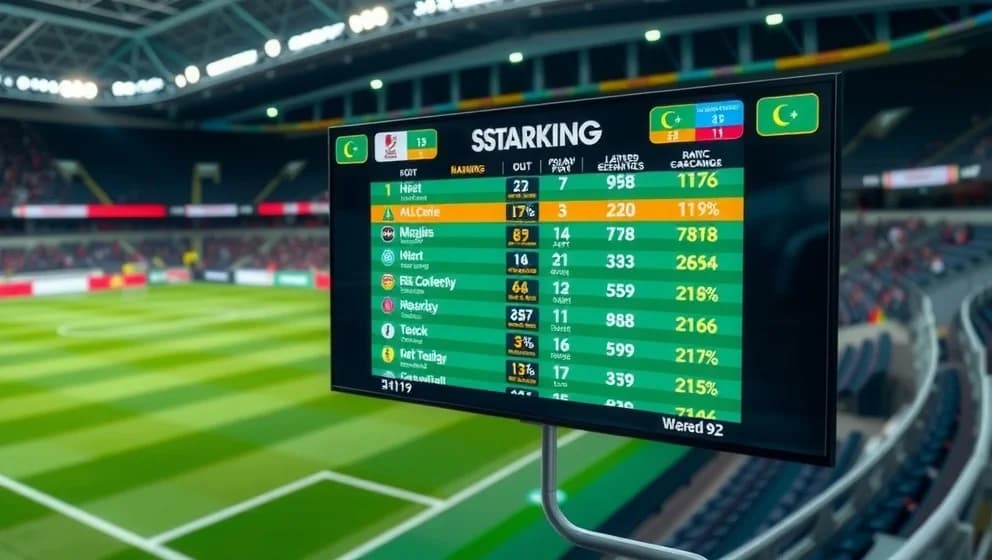 Poängställningen i Brasiliens herrlandslag